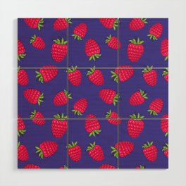 Sweet Raspberries Wood Wall Art