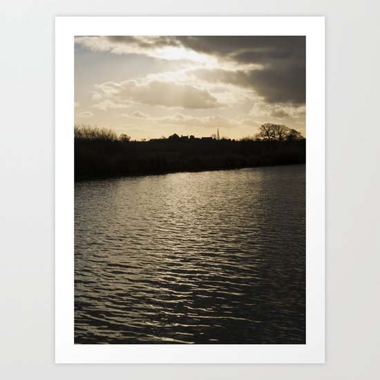 village... Art Print