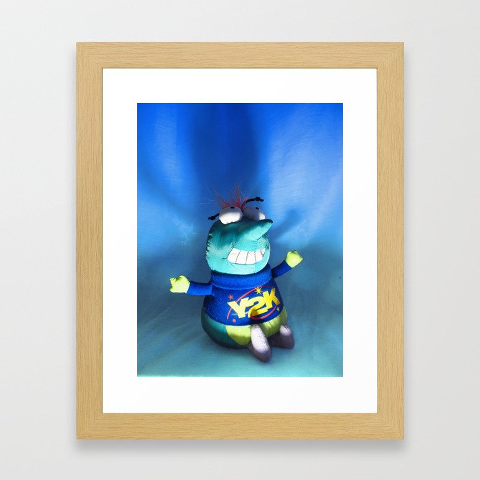 Y2K Bug Framed Art Print