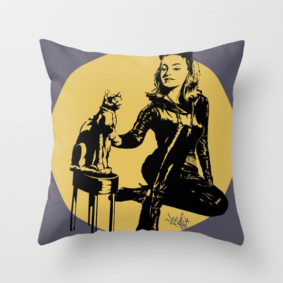 Cat-tastic Throw Pillow