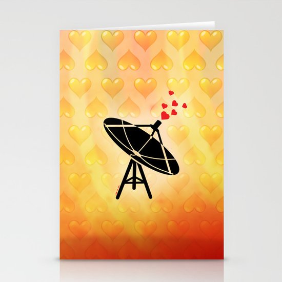 Love Antenna Stationery Cards