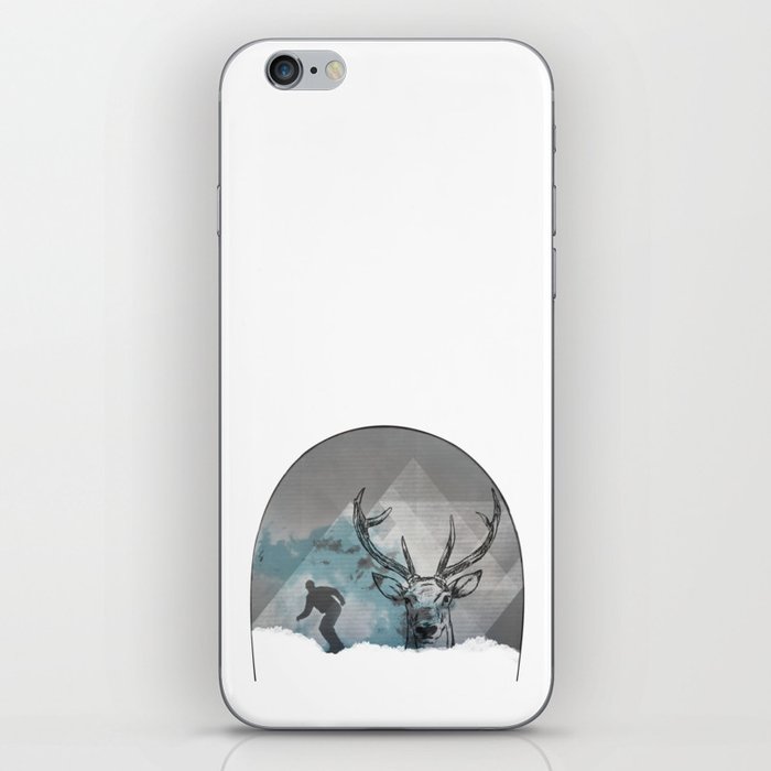 Cool Snowboarding Pattern iPhone Skin