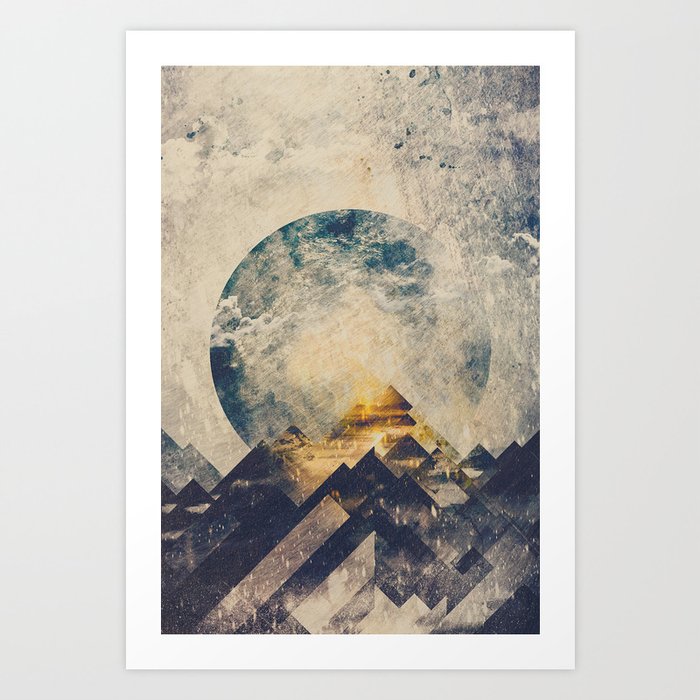 One mountain at a time Art Print