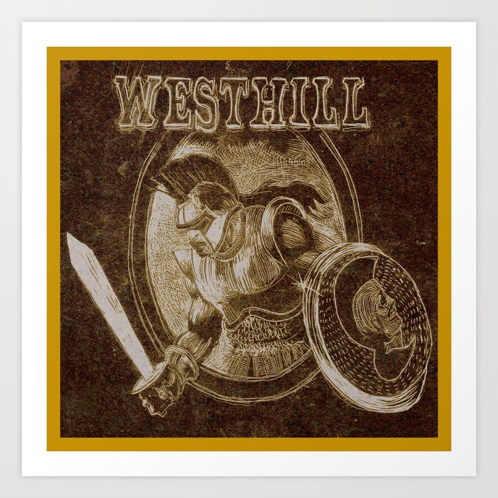 Westhill Warrior Art Print