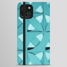 Green Abstract iPhone Wallet Case