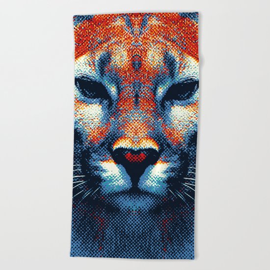 Puma - Colorful Animals Beach Towel