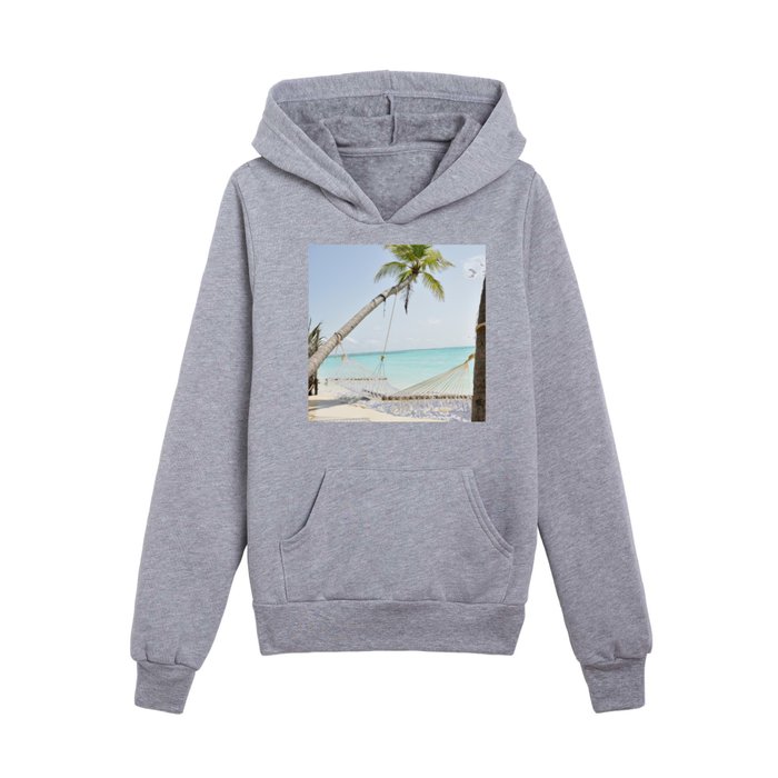 Beautiful Tropical Beach Kids Pullover Hoodie