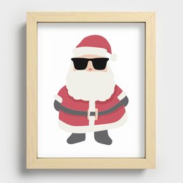 gangsta santa Recessed Framed Print