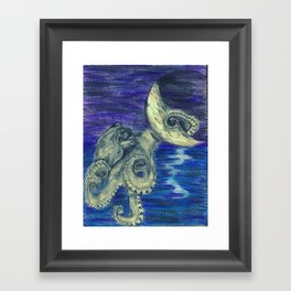 Noctopus Framed Art Print