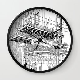 Nagasaki - China Town Wall Clock