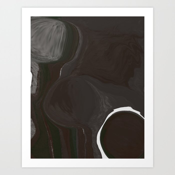 The Pensieve 1 - Modern Contemporary Abstract painting Art Print