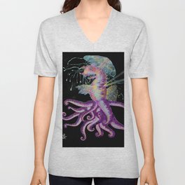 Aqua Fairy V Neck T Shirt