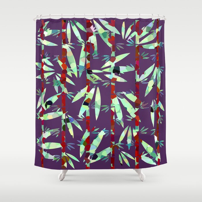 Bamboo In The Wilderness Shower Curtain By Imagology Society6