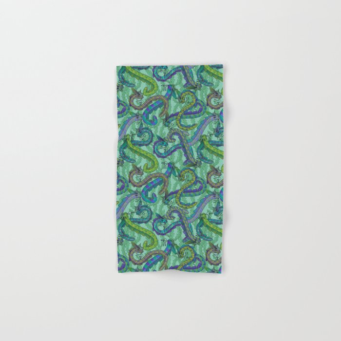 Sea Serpents - Light Hand & Bath Towel