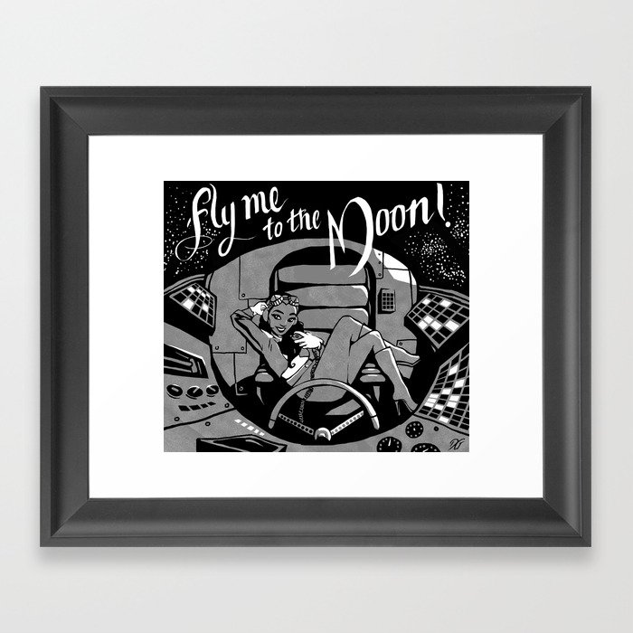 Fly Me To The Moon!  Framed Art Print
