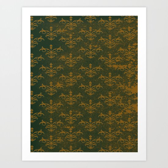 Victorian Wallpaper Art Print