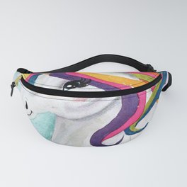 Colorful Whimsical Unicorn Fanny Pack