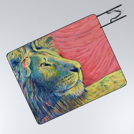 Lion No. 5 Picnic Blanket