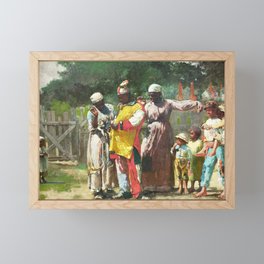 On The Way To Carnival Framed Mini Art Print