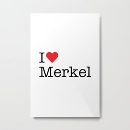 I Heart Merkel, TX Metal Print