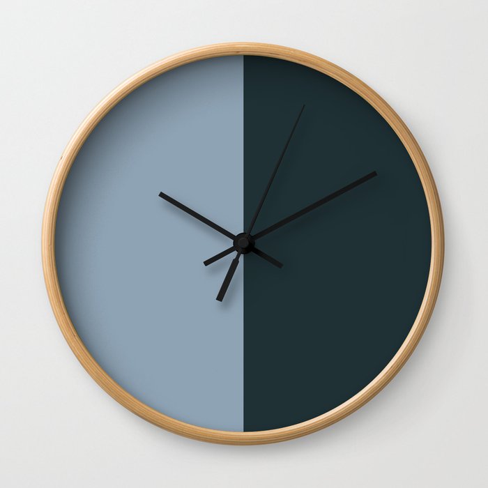 Blue and Green Should Never Be Seen Wall Clock