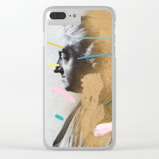 Composition 528 Clear iPhone Case