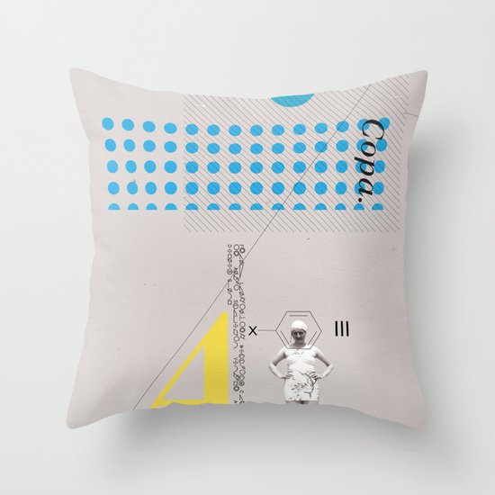Copa. Throw Pillow