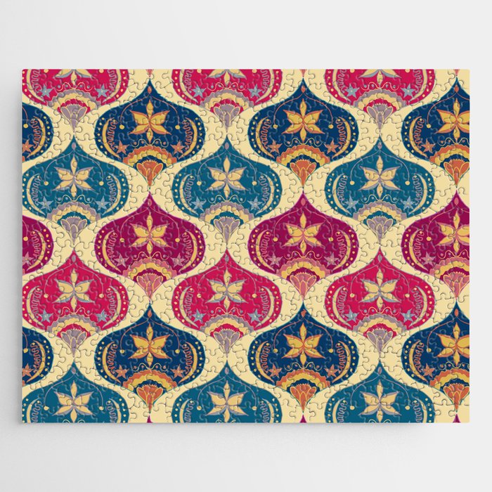 Bohemian Indian Ogee Pattern 1.0 Jigsaw Puzzle