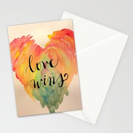 Love Wins Stationery Card