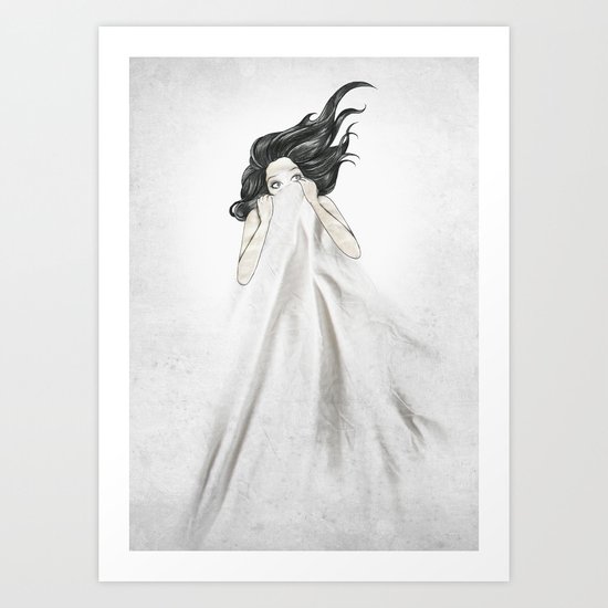 White As A Sheet Art Print