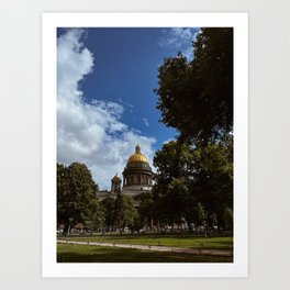 St. Isaac's Cathedral in St. Petersburg Art Print