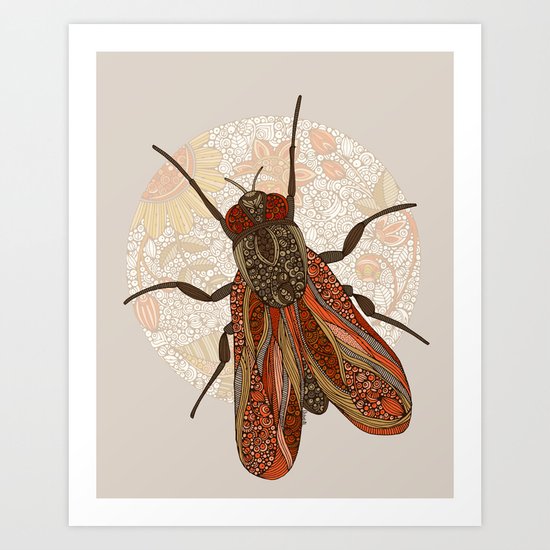 The fly Art Print