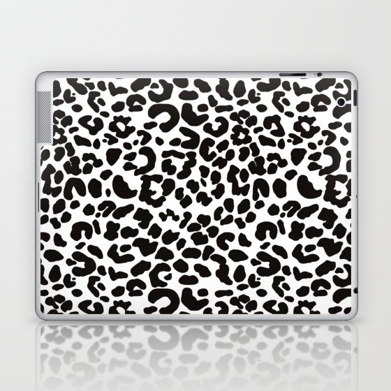B&W Leopard Laptop & iPad Skin