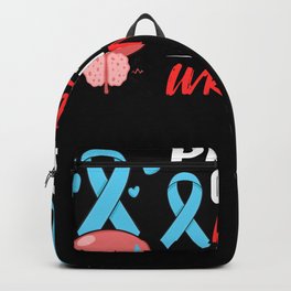 Prostate Cancer Blue Ribbon Survivor Awareness Backpack