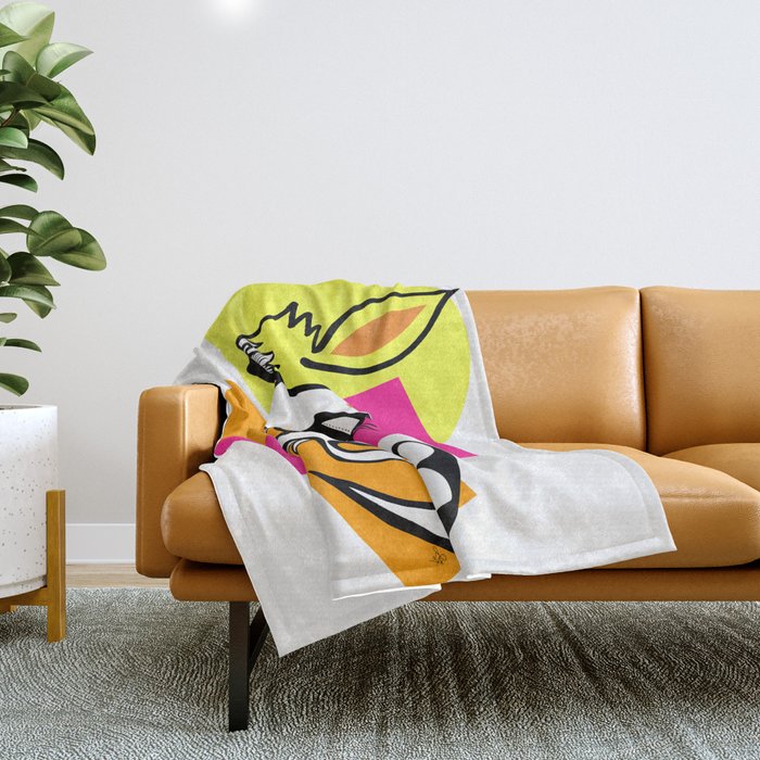Kitsune Throw Blanket