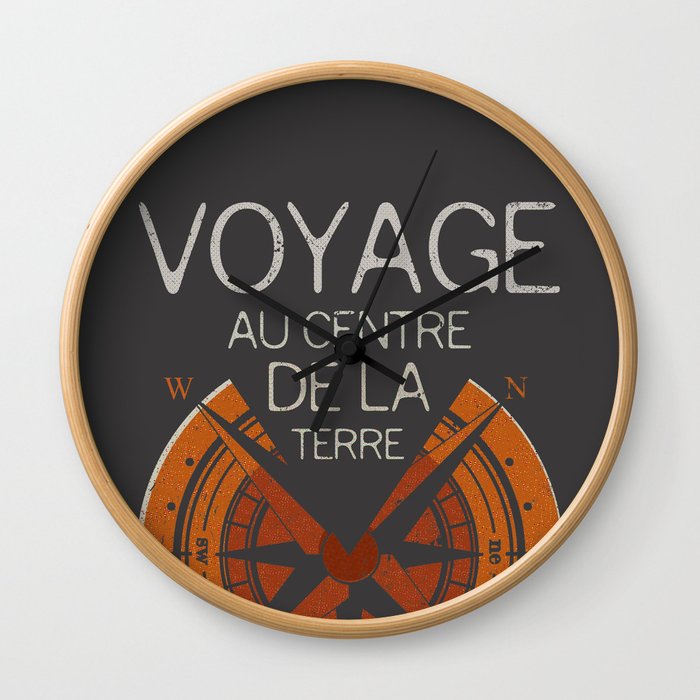 Books Collection: Jules Verne Wall Clock