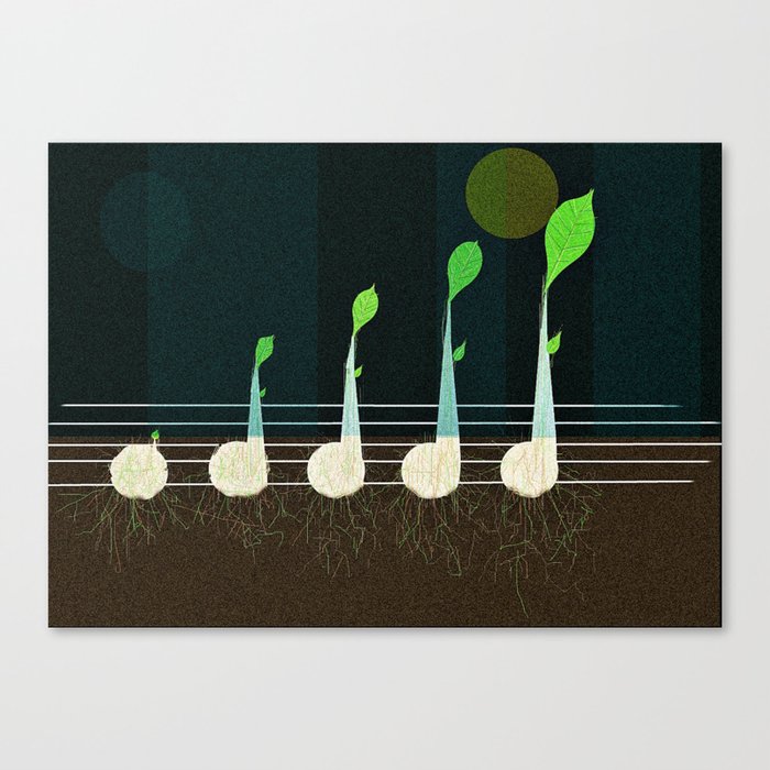 music seeds Canvas Print