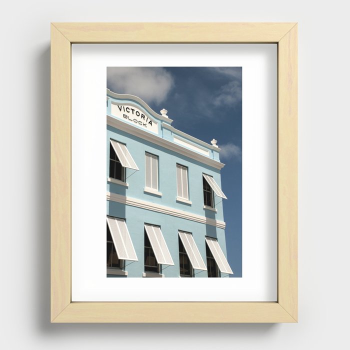 The Block Recessed Framed Print
