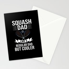 Squash Sport Game Ball Racket Court Player Stationery Card