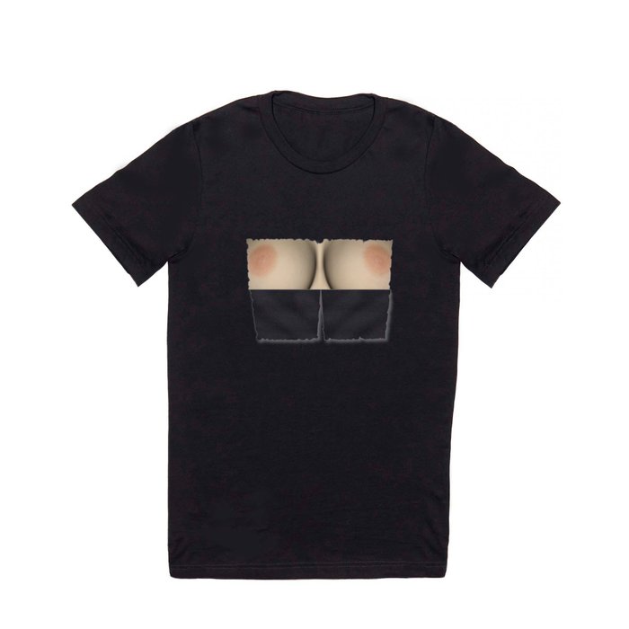 Exposed Breasts With Torn T-Shirt T Shirt