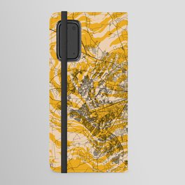Zimbabwe, Harare Map Android Wallet Case
