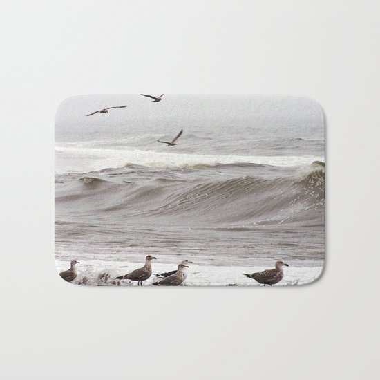 Seagulls and the Surf Bath Mat
