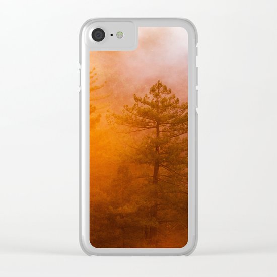 Sunrise Hug Clear iPhone Case