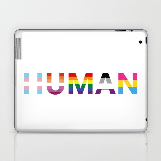 HUMAN Pride Flags Laptop & iPad Skin