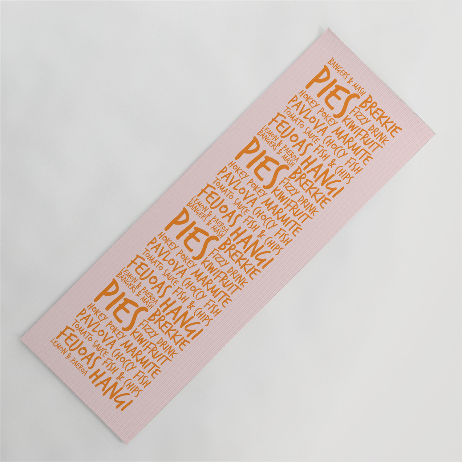 Kiwi Tucker New Zealand Food For Nz Foodies Yoga Mat By