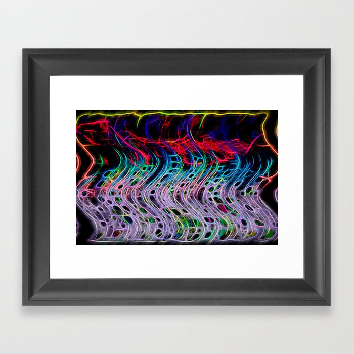 Dance The Groove Abstract Framed Art Print