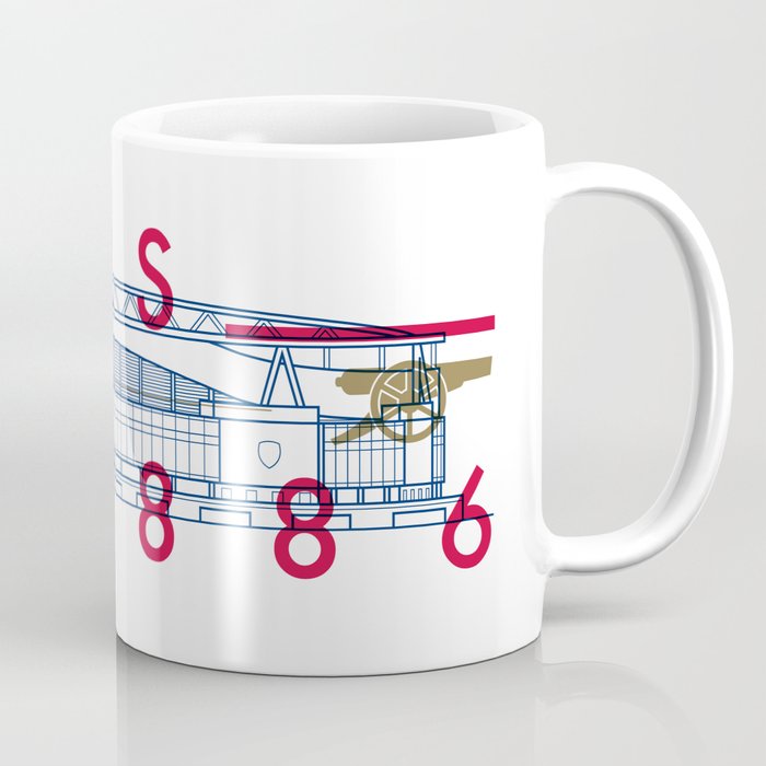 Emirates - Arsenal - Typoline Stadiums Coffee Mug