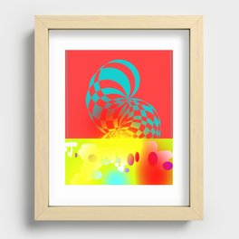 Twisted Invert Recessed Framed Print