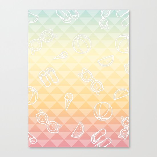 Summer is a state of mind Canvas Print