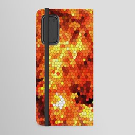structure light patterns Android Wallet Case